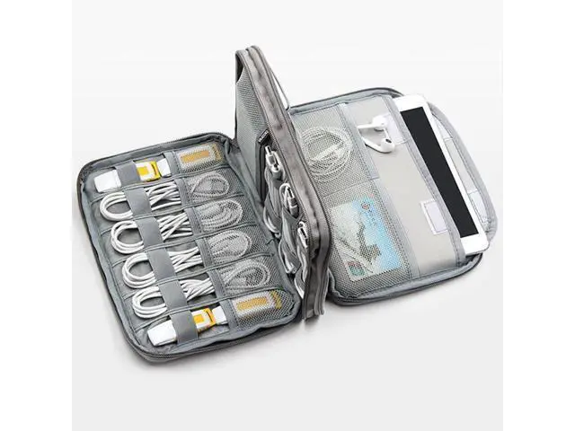Alt view image 3 of 3 - BOONA Portable Waterproof Multifunctional Storage Bag for iPad Mini, Hard Disk Box, Headphone Cable, Data Cable, Phone