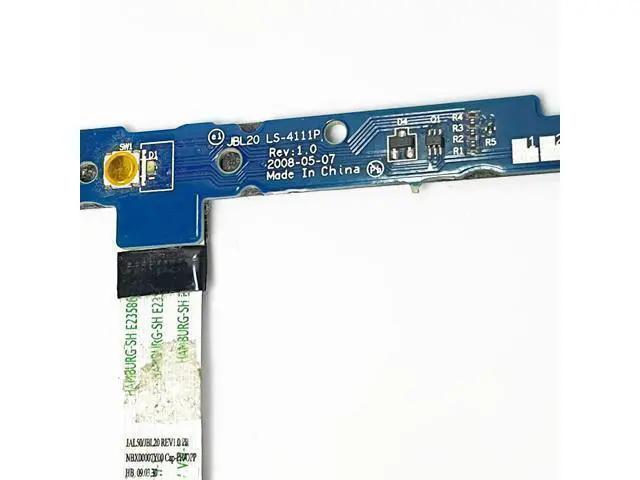 Alt view image 3 of 4 - For HP CQ40 CQ41 laptop Power Button Board with Cable switch Repairing Accessories JBL20 LS-4111P