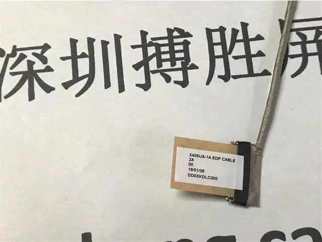Alt view image 3 of 4 - For ASUS X405UA-1A X405UA X405 S4000U S4100UA S405UA laptop LCD LED Display Ribbon Camera cable DD0XKDLC000 DD0XKDLC010
