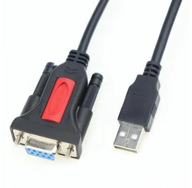 Main image of USB to RS232 Adapter with PL2303 Chipset USB 2.0 Male to RS232 Female DB9 Serial Converter Cable 1.5M Supports Windows 10 Mac OS