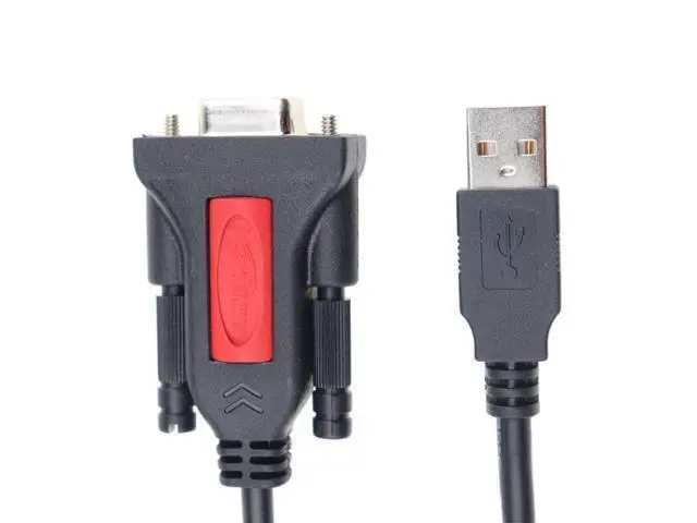 Alt view image 2 of 3 - USB to RS232 Adapter with PL2303 Chipset USB 2.0 Male to RS232 Female DB9 Serial Converter Cable 1.5M Supports Windows 10 Mac OS