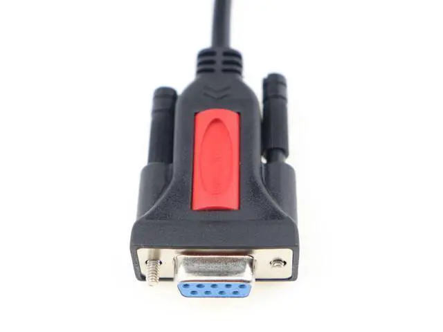 Alt view image 3 of 3 - USB to RS232 Adapter with PL2303 Chipset USB 2.0 Male to RS232 Female DB9 Serial Converter Cable 1.5M Supports Windows 10 Mac OS