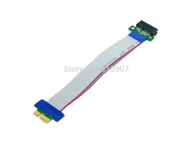 Alt view image 5 of 5 - PCI-E Express 1X Slot Riser Card Extender Extension Ribbon Flex Relocate Cable 20cm