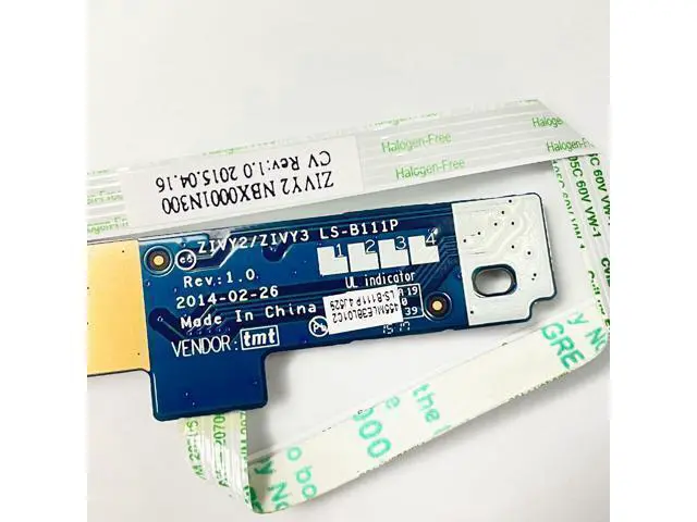 Alt view image 2 of 3 - For lenovo Y50-70 Y70-70 laptop Power Button Board with Cable ZIVY2/ZIVY3 LS-B111P Repairing Accessories