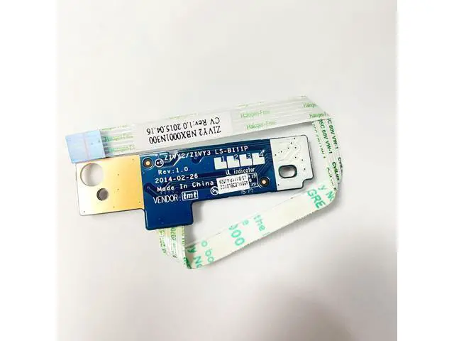 Alt view image 3 of 3 - For lenovo Y50-70 Y70-70 laptop Power Button Board with Cable ZIVY2/ZIVY3 LS-B111P Repairing Accessories