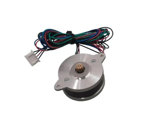 Alt view image 2 of 3 - Funssor Obiter 4-Lead Nema14 round Stepper Motor CE ROHS for for Galileo and Orbiter extruderCNC 3D printer 1000mm cable length