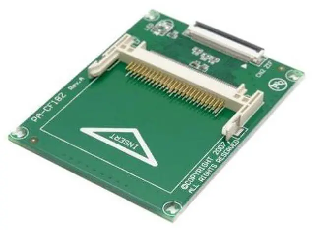 Main image of CYDZ 1.8" Compact Flash CF Memory Card to CE Toshiba Ipod ZIF SSD HDD Adapter with 2 Cables