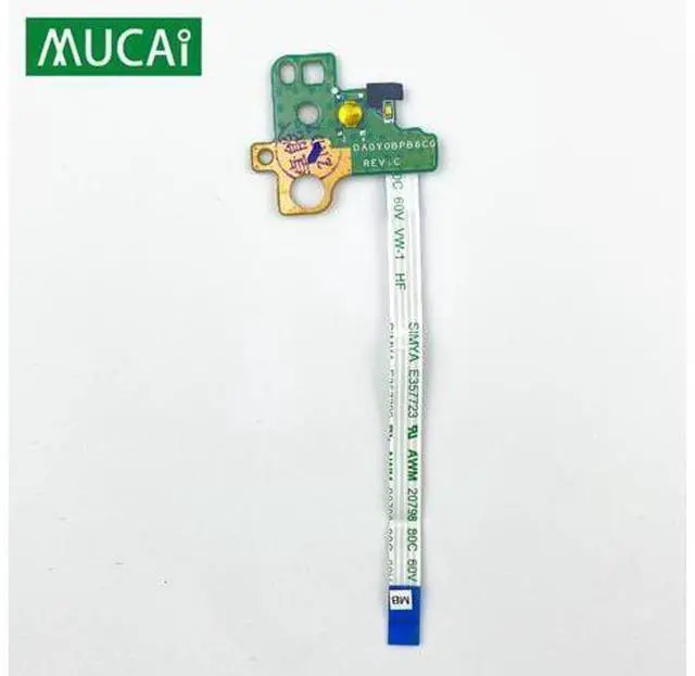 Main image of For HP Pavilion 13-C 13-C110NR Power Button Board with Cable DA0Y0BPB6C1 DA0Y0BPB6C0 laptop Repairing Accessories