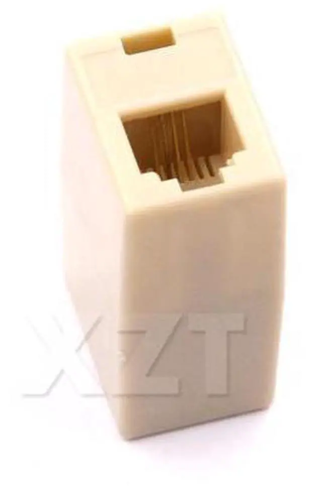 Main image of 50Pcs/Lot RJ11 6P 4C Telephone Straight Coupler, Telephone Cable Extender Joiner Adapter Connector
