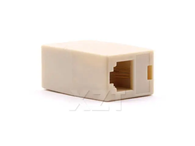 Alt view image 3 of 6 - 50Pcs/Lot RJ11 6P 4C Telephone Straight Coupler, Telephone Cable Extender Joiner Adapter Connector