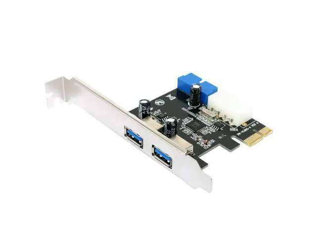 Alt view image 2 of 5 - Desktop USB Expansion Card PCI-E 3.0 Cable 19Pin Chassis Front Panel HUB Computer Optical Drive