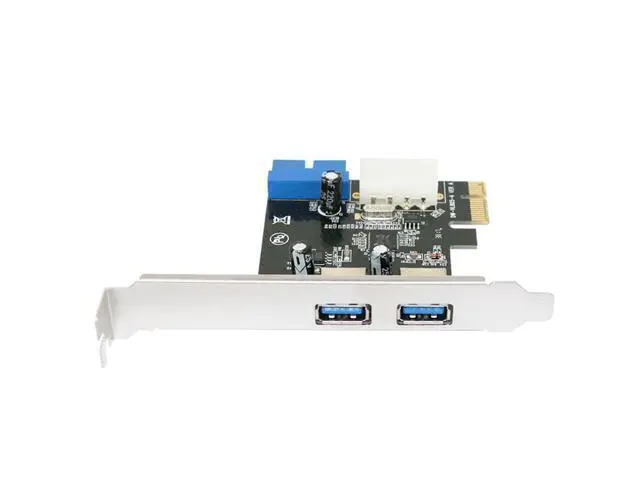 Alt view image 5 of 5 - Desktop USB Expansion Card PCI-E 3.0 Cable 19Pin Chassis Front Panel HUB Computer Optical Drive