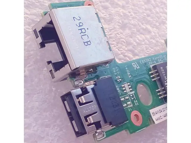 Alt view image 3 of 3 - LA57 RJ45 USB Board W/Cable For Lenovo Z570 Z575 B570 B575 B570E V570 Series,P/N: 31050450 90000552 48.4IH06.01