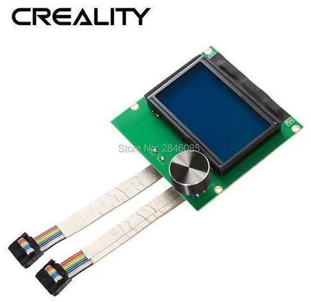 Main image of CREALITY 3D Printer Parts Controller RAMPS 1.4 LCD 12864 Control Panel Blue Screen+Cable For CR-10S 3D Printer