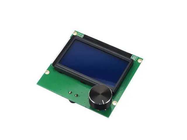 Alt view image 3 of 3 - CREALITY 3D Printer Parts Controller RAMPS 1.4 LCD 12864 Control Panel Blue Screen+Cable For CR-10S 3D Printer
