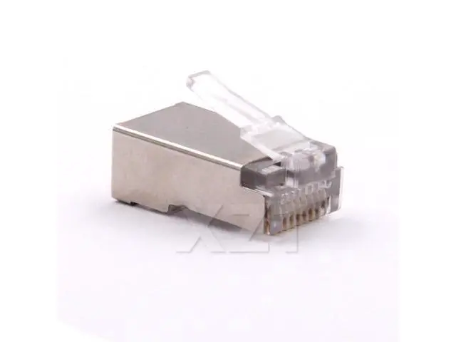 Alt view image 2 of 6 - rj45 shielded cat6 shielded network connectors 50pcs /LOT rj45 plug 8p8c terminals for stp ethernet Cable switches modem