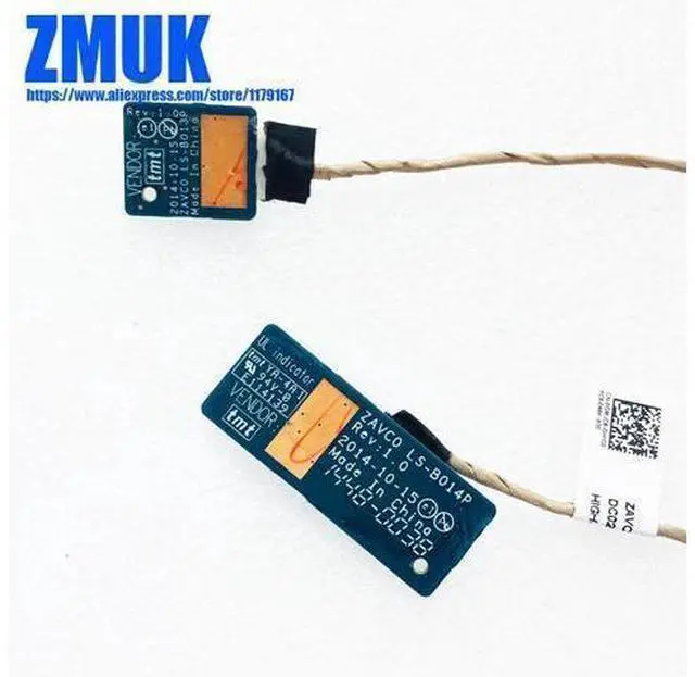 Alt view image 2 of 6 - Dual MIC w/ Cable For DELL Dell Inspiron 14 (5448 / 5447) 15 5547 Series,P/N LS-B013P LS-B014P GMJC8 CN-0GMJC8 DC020022200