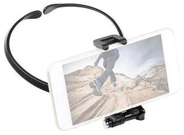 Main image of Hands Free Phone Mount Wearable Smartphone Holder for Mobile Phone/Gopro 180 Degree Angle Adjustment for Shooting/ Recording