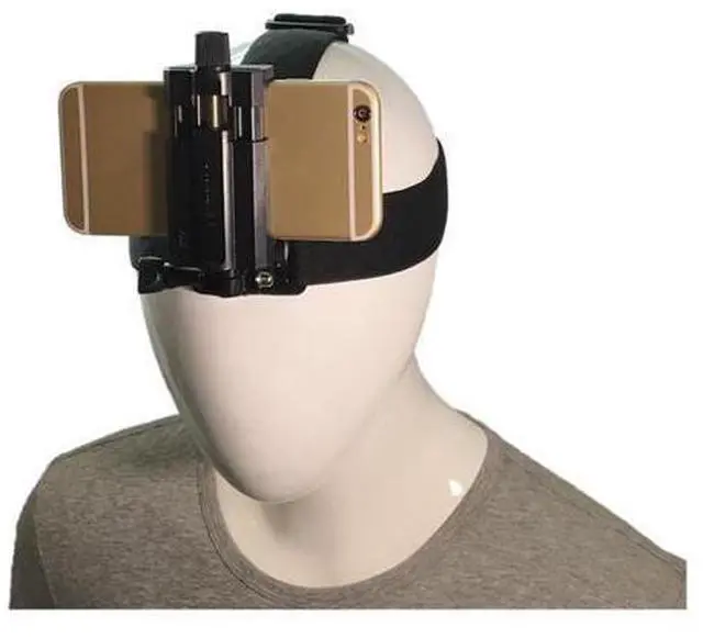 Main image of Smartphone Head Strap Holder Set Phone Holder With Clip for Cellphone Live Stream Broadcast Video Recording