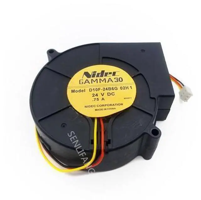Main image of Ventilador de proyector CC, 24V, 0,75 a, 97x97x33mm, 3 cables, genuino, nuevo para servidor D10F-24B6G 02H1