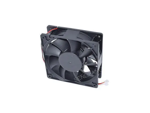 Alt view image 2 of 2 - Nuevo ventilador inversor de gran volumen de aire genuino FDB123824D 12038 24V 0.80A 2 cables turbocargador