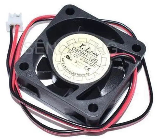 Main image of Ventilador D40BH-12B DC 12V 0.14A 40x40x15mm 2 cables, ventilador de refrigeración de servidor, , para Y.L.