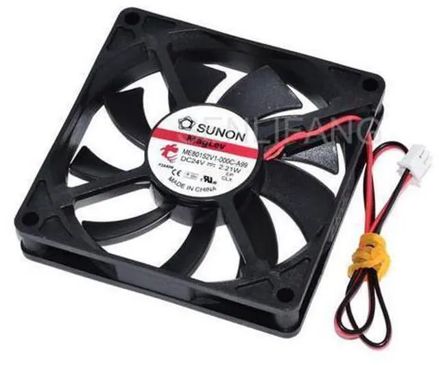 Main image of Ventilador de enfriamiento cuadrado de dos cables, para SUNON ME80152V1-000C-A99 DC24V 2,21 W