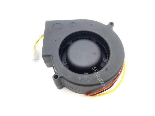 Alt view image 2 of 2 - Ventilador de proyector CC, 24V, 0,75 a, 97x97x33mm, 3 cables, genuino, nuevo para servidor D10F-24B6G 02H1