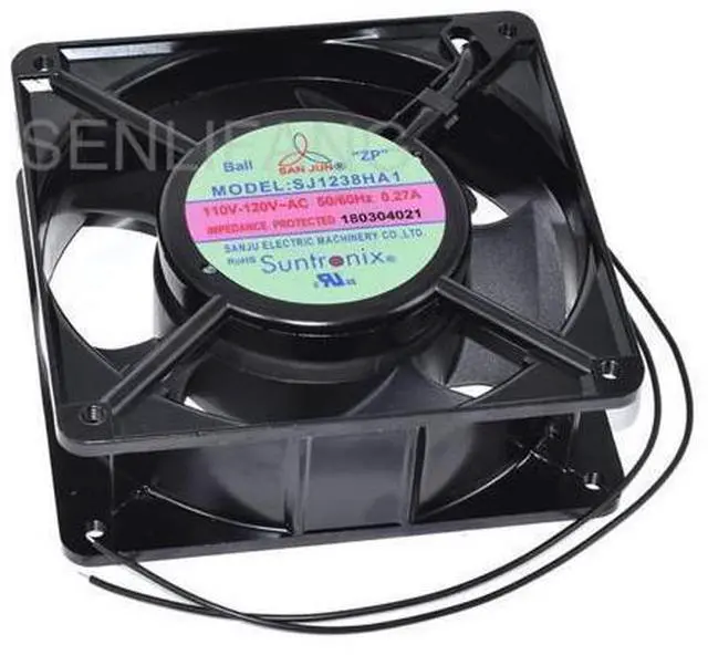Main image of SJ1238HA1-ventilador de refrigeración de dos cables, 120x120x38MM, 110V-120V ~ CA 0.27A 50/60Hz