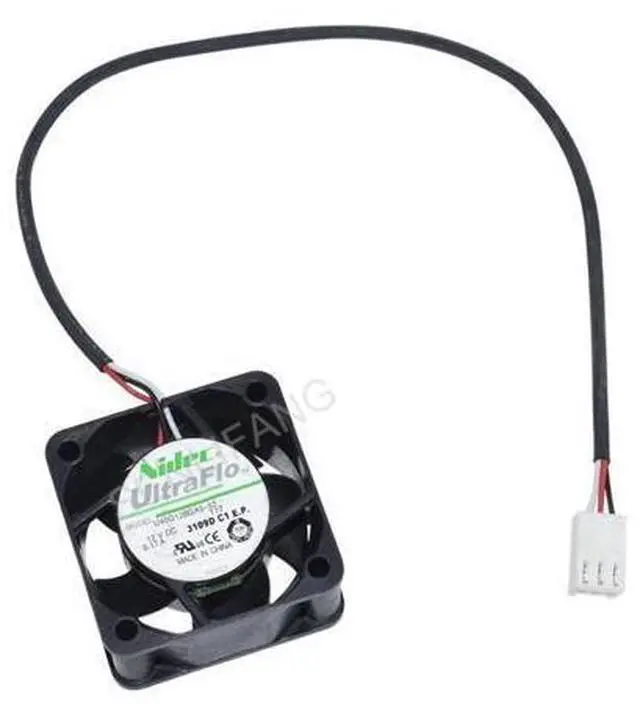 Main image of Ventilador de refrigeración cuadrado, tres cables, DC12V, 0.17A, para Nidec U40G12BGA5-57