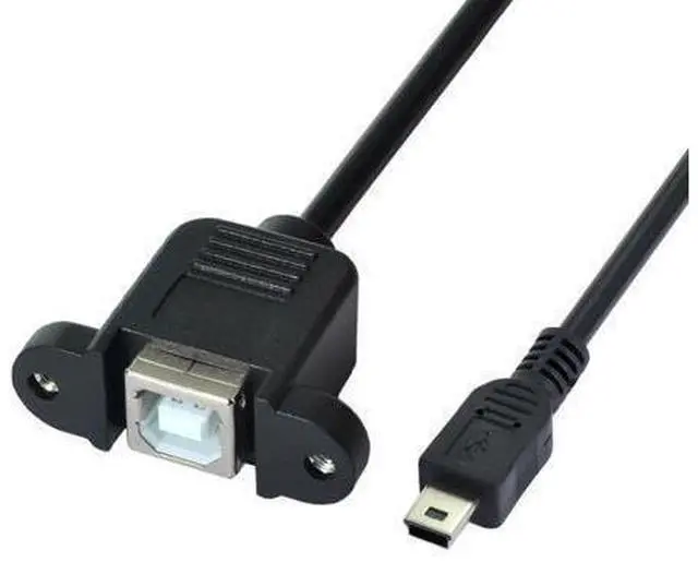 Main image of CYDZ USB 2.0 MINI Male to B type Female OTG host CABLE 0.2m