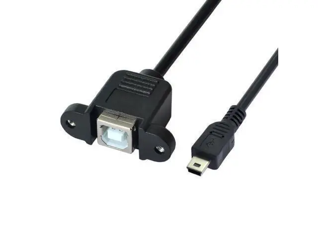Alt view image 5 of 7 - CYDZ USB 2.0 MINI Male to B type Female OTG host CABLE 0.2m