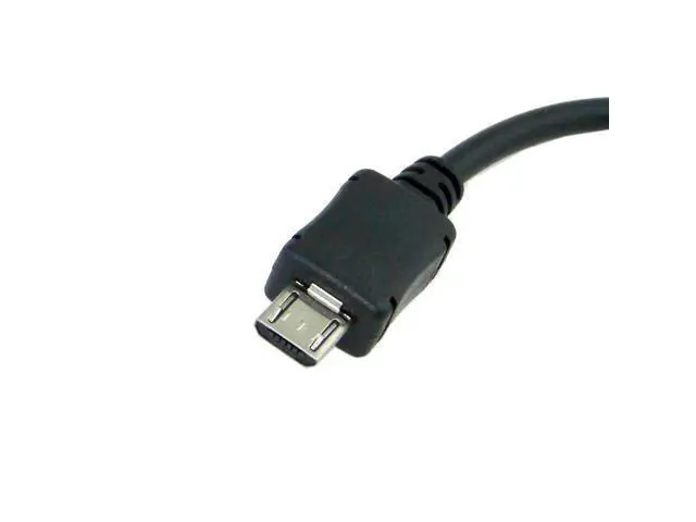 Alt view image 2 of 3 - Micro USB Male to Mini USB Female Data Charge Cable 10cm