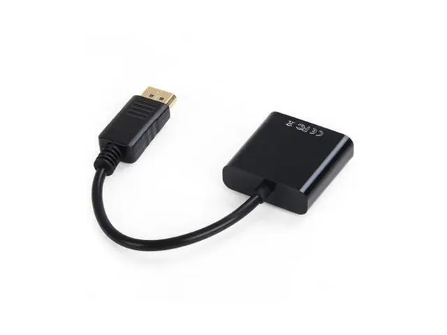 Alt view image 2 of 7 - CYDZ DP DisplayPort to VGA Convertor Adapter Cable BLACK