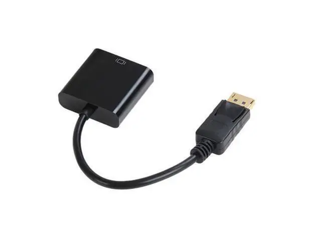 Alt view image 3 of 7 - CYDZ DP DisplayPort to VGA Convertor Adapter Cable BLACK
