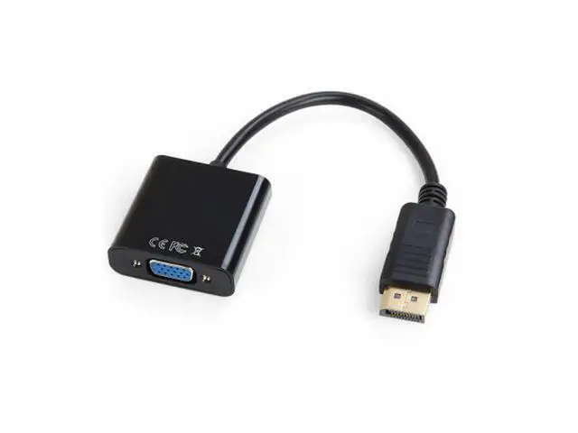 Alt view image 5 of 7 - CYDZ DP DisplayPort to VGA Convertor Adapter Cable BLACK