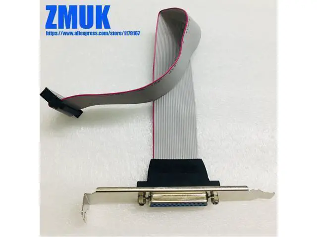 Alt view image 2 of 3 - DB25 DB-25F+P to IDE-26F Cable w/ Faceplate