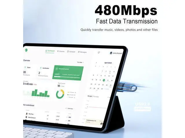 Alt view image 3 of 7 - USB C to USB Adapter, USB Type C Male to USB 2.0 Female Extension Connector, USB to USB C Adapter, Support 480Mbps Data Transfer, OTG Function and Charging for Phone, Laptop (10 Black)