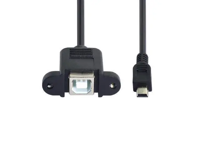 Alt view image 2 of 7 - CYDZ USB 2.0 MINI Male to B type Female OTG host CABLE 0.2m