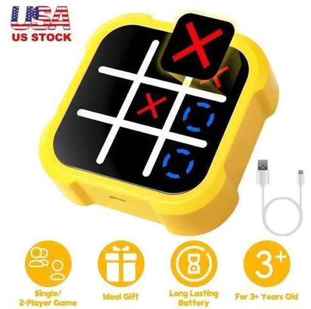 Main image of Tic Tac Toe Bolt Game 3 In 1 Electric Puzzle Game Portable Kids Educational Toy