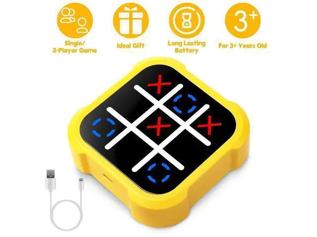 Alt view image 2 of 7 - Tic Tac Toe Bolt Game 3 In 1 Electric Puzzle Game Portable Kids Educational Toy