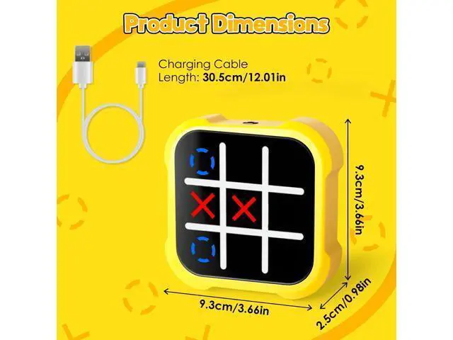 Alt view image 7 of 7 - Tic Tac Toe Bolt Game 3 In 1 Electric Puzzle Game Portable Kids Educational Toy