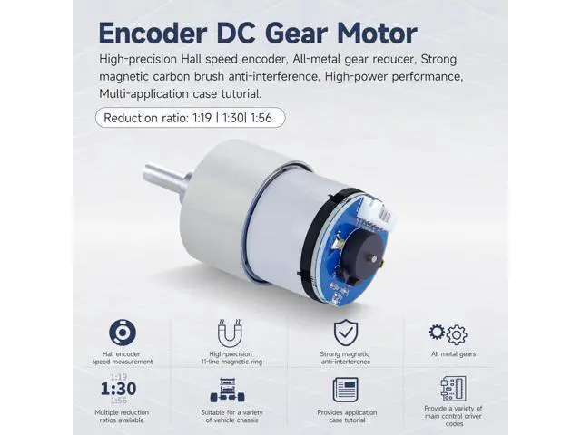 Alt view image 6 of 7 - DC Motors 12V 7.4V High Torque Electric Geared Motor for DIY Toys Science Experiments (520 Motor 550RPM)