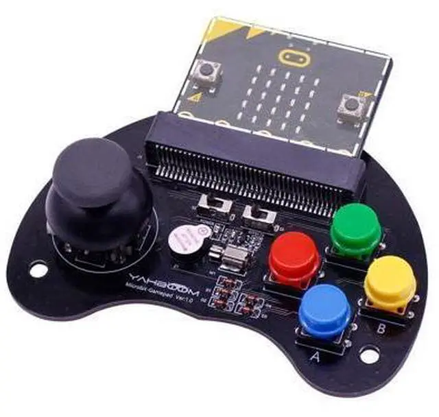 Main image of Micro Bit Robotic Control Handle Game STEM Education Graphic Compatible with Micro:bit V2 V1.5 for Kids (Handle Without BBC v2)