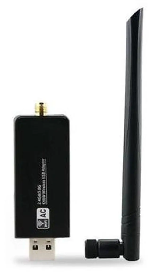 Main image of RTL8812AU Chipset 1200Mbps 5GHz Wireless AC WiFi USB Adapter Dongle Antenna