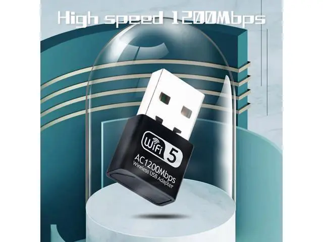 Alt view image 6 of 7 - 2.4G 5G AC1200Mbps Wireless Network Card USB Adapter Dual Band WIFI Receiver RTL8812