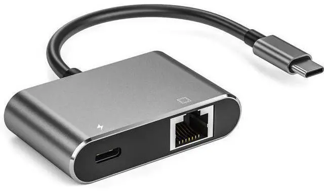 Main image of ULANSeN USB C to RJ45 LAN Ethernet Gigabit Network Adapter with Chippset AX88179 with 100W PD Charging for Windows/iOS/iPadOS/macOS/Linux