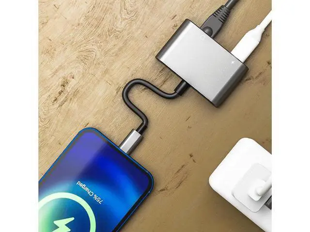 Alt view image 5 of 7 - ULANSeN USB C to RJ45 LAN Ethernet Gigabit Network Adapter with Chippset AX88179 with 100W PD Charging for Windows/iOS/iPadOS/macOS/Linux