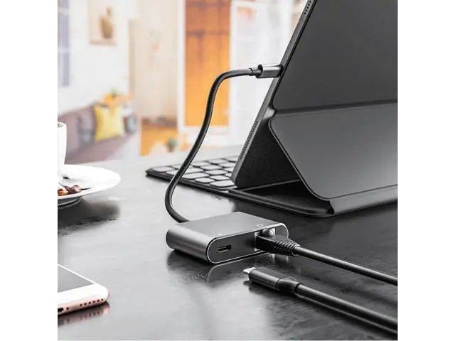 Alt view image 7 of 7 - ULANSeN USB C to RJ45 LAN Ethernet Gigabit Network Adapter with Chippset AX88179 with 100W PD Charging for Windows/iOS/iPadOS/macOS/Linux