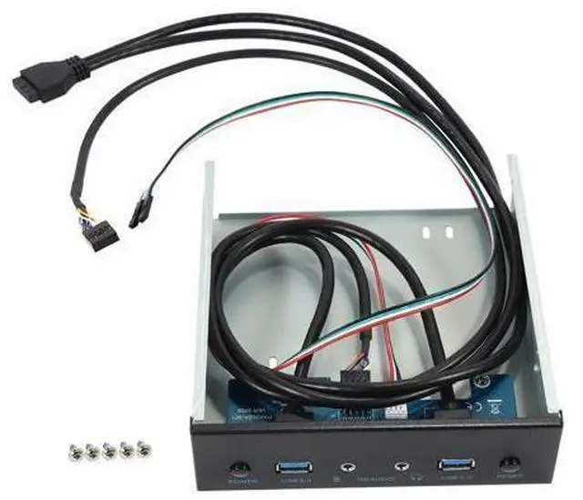 Main image of Usb 3.0 2 Port Optical Drive Front Panel Expansion Adapter Usb 3.0 Hub +Hd Audio+Power Switch Button